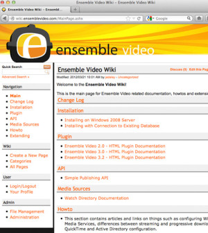 Ensemble Video Wiki